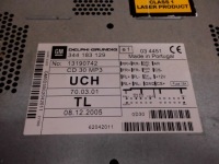 фото thumb №3, Радіо cd 30 mp3 opel zafira b дисплей