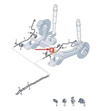 фото thumb №1, Vw caddy sb mk4 rear центральний left brake шланг 5r3611775c