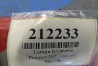 фото thumb №6, Peugeot 307 1.6hdi лампа задня права