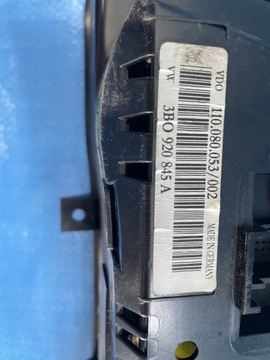 фото thumb №10, Спидометр приборы спидометр vw passat b5 fl 00-05r 3b0920845a европа