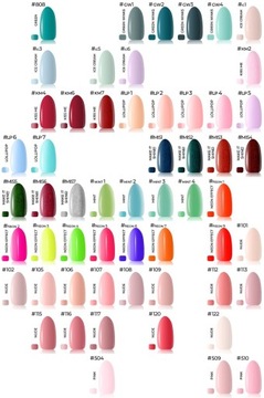 SET Claresa гибридные лаки для ногтей LAMP base top