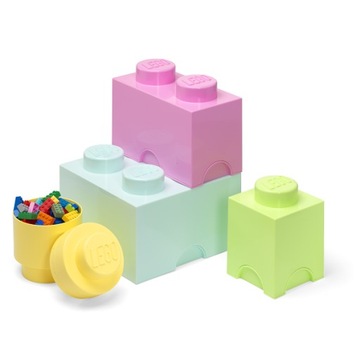 НАБОР МУЛЬТИПАКОВЫХ КОНТЕЙНЕРОВ LEGO ПАСТЕЛЬ 4 В 1 40150802
