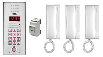 ЦИФРОВОЙ ИНТЕРКОМ-ТЕЛЕФОН НА 3 СЕМЬИ 1062/105VD SCAITEL