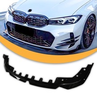 фото thumb №13, Спліттер накладка бампера bmw g20 g21 polift lci m набір чорний блиск