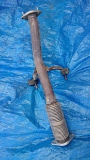 фото thumb №1, Nissan juke lift 2015 1,2 труба вихлоп сітка з'єднувач