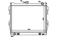 фото thumb №2, Nissens радиатор двигателя toyota 4 runner hilux iv