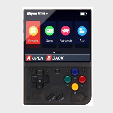 Портативная игровая консоль Miyoo mini plus PS1 + TF-карта 128 ГБ