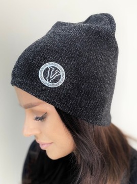 KOMPLET DAMSKI CZAPKA BEANIE KOMIN GOLF TUBA DUŻY ZESTAW CIEPŁY KOBIECY KOL