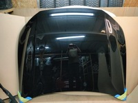 фото thumb №1, Volvo xc60 ii 17- капот код цвета 019 чёрный камень оригинал только монтаж