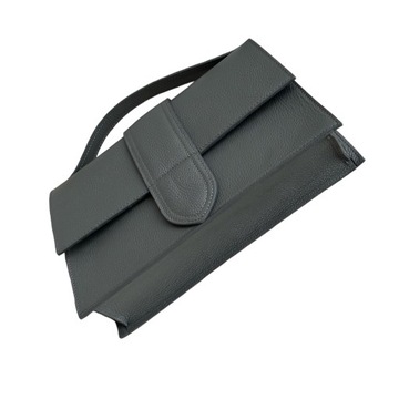 Сумка-сундук из натуральной кожи Grace Maxi Graphite