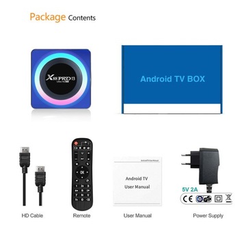 ТВ-приставка X88 PRO 13 Android 13 WIFI 6 32G/64G/128G