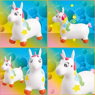 Резиновый джемпер для детей Единорог Jumping Sun Baby + насос