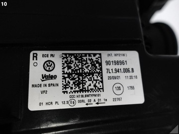 фото thumb №11, Vw t6 transporter рестайлинг 7l1 t6.1 19-23 лампа обычная галоген h7 правая перед