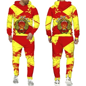 Bluza Komplet Męski CCCP rosyjski zsrr zsrr drukow