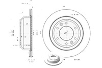 фото thumb №1, Brembo тормозные диски тормозные 2szt. задняя l/p hyundai h-1