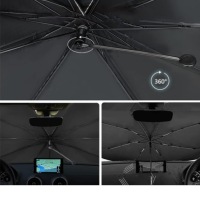 Зонт автомобильный с obracany кронштейн 360° i szkieletą с волокна угольный Киев, фото thumb