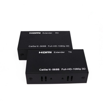 КОНВЕРТЕР-ЭКСТЕНДЕР HDMI-LAN ЧЕРЕЗ ВИТОЙ КАБЕЛЬ RJ45 ДЛИНОЙ 60М