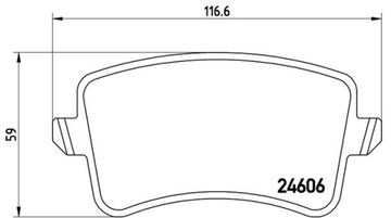 фото thumb №3, Гальмівні колодки гальмівні зад audi a5 1.8 2.0 tdi 2.7 3.0