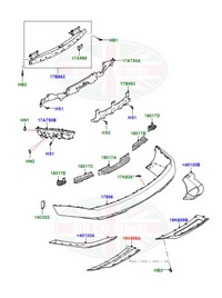 фото thumb №3, Накладка фаркоп буксировочный land rover range rover 5 l460 lr151087