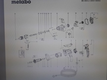 Картер двигателя Metabo SBEV 1300-2-S. БЭ 850-2