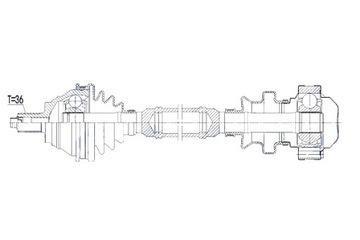 фото thumb №10, Nty піввісь привідна vw 4motion golf v vi passat 05- cc 11- caddy iii