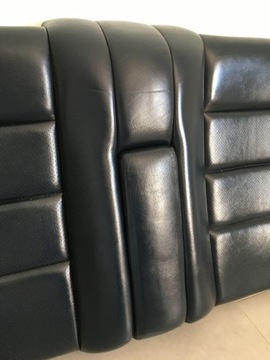 фото thumb №6, Задні спинка диван синя темно-синя шкіра mercedes w124 cabrio a124