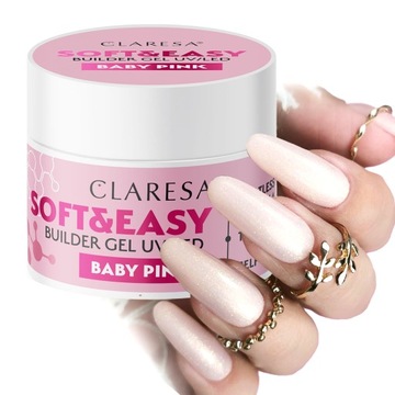 Claresa SOFT&EASY гель для наращивания ногтей 12г