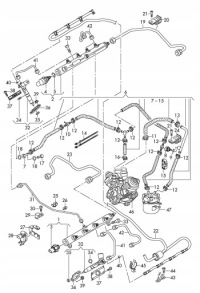 фото thumb №9, Топливная рейка 4.2 tdi 057130089q audi q7 a8 d4