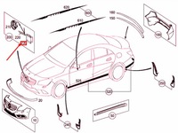 фото thumb №8, Mb cla c117 подсвечиваемый передний mercedes star управление unit a1669004810