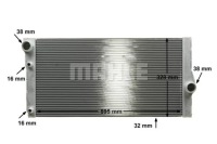 Радиатор bmw 2,0/3,0d 5/6/7 10- produced by mahle Оригинал, фото thumb