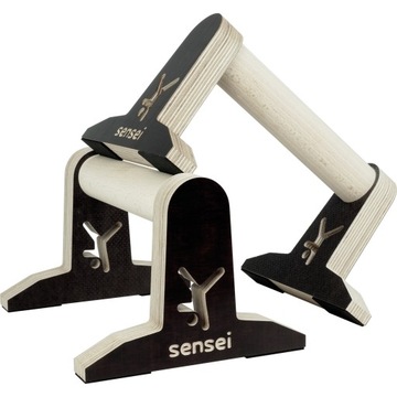 ДЕРЕВЯННЫЕ ПАРАЛЛЕТЫ Sensei Mini 25 см, Ø40 мм - Ручки-насосы