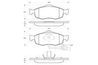 фото thumb №2, Гальмівні колодки гальмівні ford mondeo scorpio cougar kpl starline
