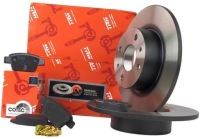 фото thumb №1, Trw тормозные диски + тормозные колодки задняя fiat bravo ii linea