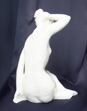AKT KOBIECY Kokrda Jihokera Bechyne CZECHOSŁOWACJA DUŻA FIGURA 40 CM