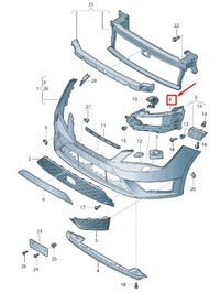 фото thumb №2, Seat leon 5f left фара кронштейн 5f0807349a