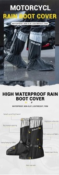 ВОДОНЕПРОНИЦАЕМЫЕ ЧЕХОЛЫ ДЛЯ ЗАЩИТЫ ОБУВИ 36-45 ЧЕХОЛЫ ДЛЯ МОТОЦИКЛОВ ДОЖДЕВИКИ