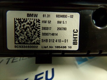 фото thumb №14, Mini f55 f56 f57 f60 панель блок керування кондиціонера різні rodzaje