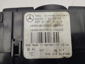 фото thumb №8, Mercedes-benz vito viano w639 2004 панель кондиционера
