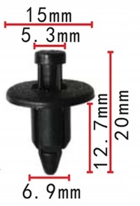 фото thumb №2, Кліпса штифт motocykle різні моделі