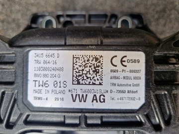 фото thumb №8, Audi a4 b9 8w подушки комплект подушка безопасности водителя пассажир ремни pas подушка