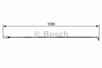 BOSCH Датчик тормозных колодок 1987473069