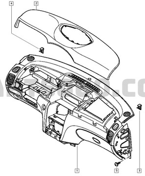 фото thumb №11, Панель панелі розподільчої renault laguna 7701056928