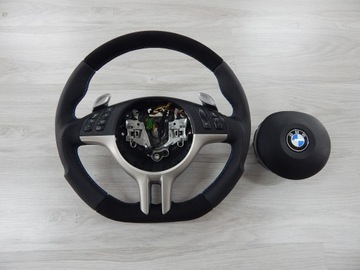 фото thumb №16, Bmw e46 - руль sport лепестки smg мультифункция подушка алькантара