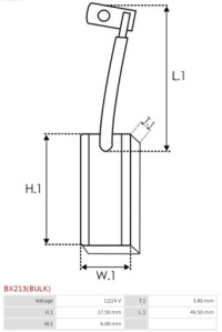 As-pl bx213 bulk щітки генератора Ціна, фото thumb
