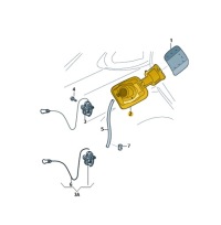 фото thumb №4, Вкладыш крышка заливной топлива audi a5 b9 aso оригинал