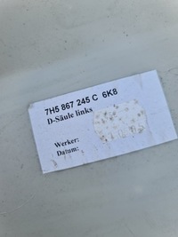 фото thumb №5, T5 7h захист оббивка стійка d ліва 7h5867245c