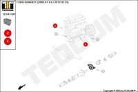 фото thumb №3, Подушка двигателя левая правая ford mazda ranger