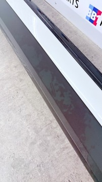 фото thumb №7, Bmw g26 планка накладка пороговая правая a96 минерально-белый м-пакет 8737080