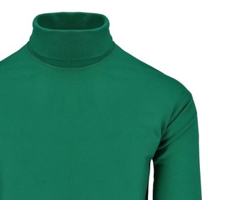 Водолазка мужская, 100% хлопок, POLISH PRODUCT, зеленая, размер 3XL