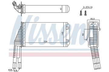 фото thumb №8, Обігрівач обігріву кабіни nissens 72953 pl dystrybucja
